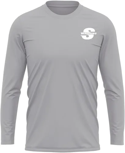 Miniatura 176 de Camisa deportiva de manga larga oficial de la NCAA Collegiate para hombre, con logotipo en el pecho izquierdo, colección Athletic Heather