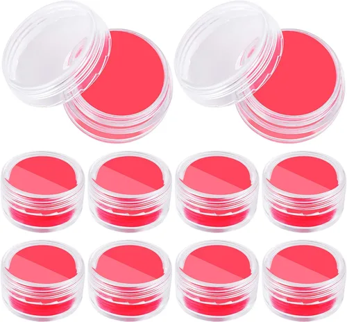 20 piezas de repuesto de cera de arte de diamante, pegamento rojo, cera de arte de diamante con 10 cajas de almacenamiento de arcilla para pintura