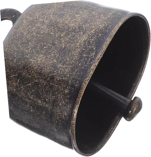 Miniatura 3 de Colgante de campana de vaca de metal manejado: 4pcs latón vaca caballo campana ovejas pastando campanas de cobre ganado granja animal fuerte bronce
