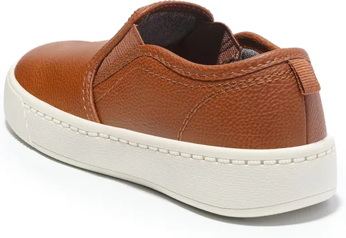 Miniatura 5 de HOMEHOT Tenis sin cordones para niños, zapatos bajos casuales de cuero vegano (niños grandes, niños pequeños)