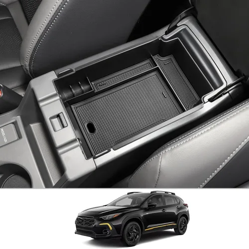 Miniatura 11 de CDEFG Bandeja organizadora de consola central Crosstrek 2024 2025 2026 para Subaru Crosstrek Impreza 2024 2025 2026, accesorios para consola media