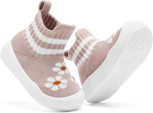 Miniatura 4 de Engtoy Baby Sock Shoes Baby Walking Shoes Infant Non-Slip Breathable Slippers with Soft Rubber Sole Baby Boys Girls Slip On Sneakers