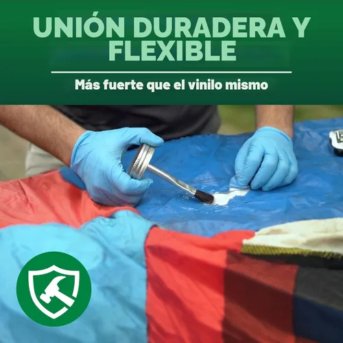 Miniatura 5 de HH-66 Cemento de vinilo, lata de 8 oz. - Adhesivo de vinilo, pegamento de cemento, pegamento de reparación, inflables, revestimiento de piscina