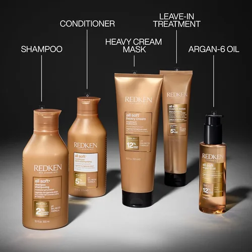 Miniatura 8 de Redken All Soft Shampoo - Moisturizes & Hydrates Dry Hair, Softens & Adds Shine, With Argan Oil, Safe For Color-Treated Hair