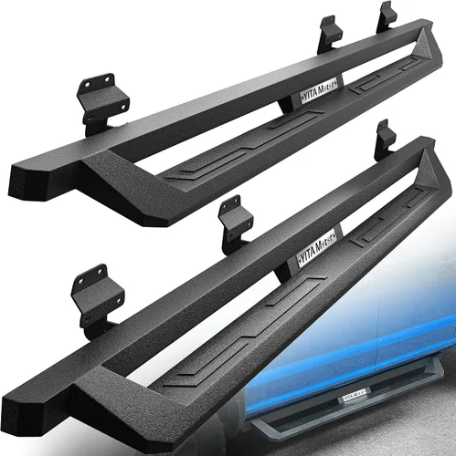 Miniatura 15 de YITAMOTOR Estribos de 6 pulgadas compatibles con Ford F150 SuperCrew Cab 2015-2025, Ford F250 F350 F450 F550 Super Duty Crew Cab 2017-2024, barras