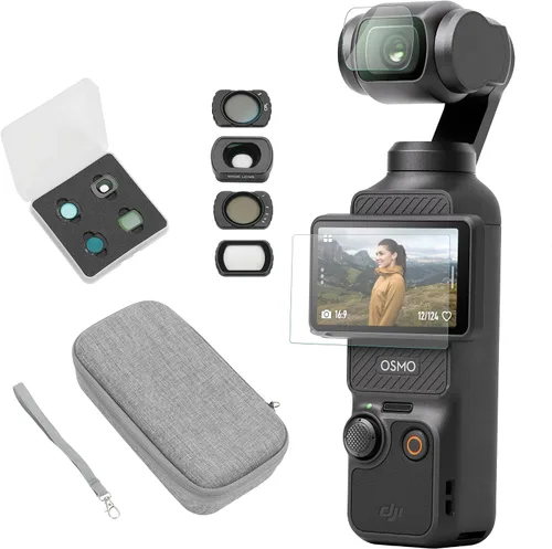 Miniatura 11 de DJI Osmo Pocket 3 Creator Combo, cámaras de vlogging con CMOS de 1 pulgada, cámara de vlog 4K/120fps, estabilización de 3 ejes, seguimiento