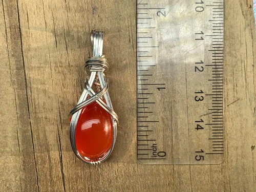Miniatura 4 de Colgante de cristal de cuarzo rosa de 14 quilates, calidad AAA relleno de oro, varita de corazón, reiki Energy Romance, con elegante caja de regalo