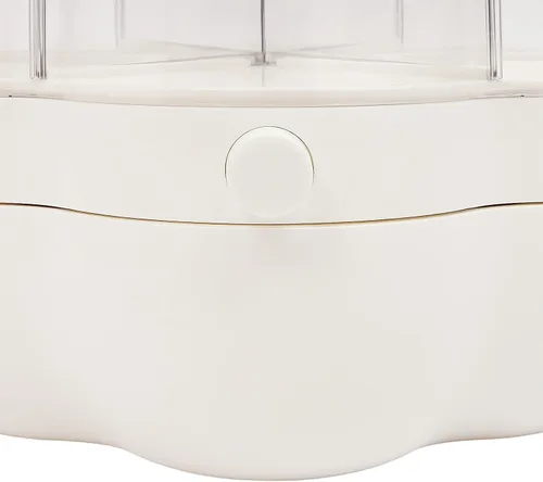 Miniatura 9 de Dispensador de arroz, dispensador de cereales giratorio de 6 rejillas de 360° con tapa, organizador de almacenamiento de granos, soporte