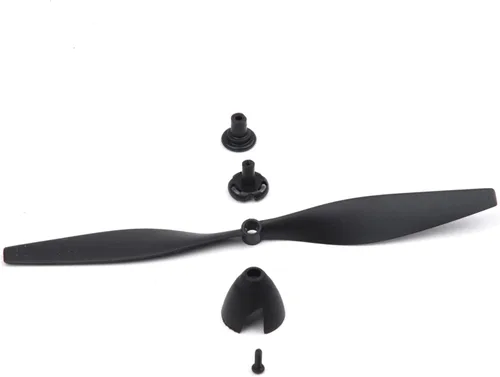 Miniatura 3 de YoungRC Hélices de repuesto RC con ahorradores de hélice y adaptadores Hélices de avión RC para TR-C385 4 canales TR-C285G RC Airplane (4PCS)