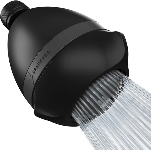 Miniatura 9 de SparkPod Cabezales de Ducha de Alta Presión Extrema de 3 Pulgadas - Aumentando la Presión con Modo de Lluvia, Masaje y Pulsación, Potente Cabezal
