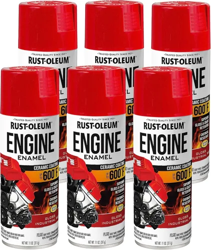Miniatura 27 de Rust-Oleum 366437 Pintura en aerosol de esmalte para motor, 11 oz, Cast Coat Iron, (paquete de 1)