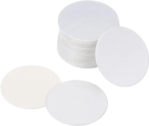 Miniatura 9 de PATIKIL Revestimiento de tapa de papel de aluminio de 0.94 pulgadas, paquete de 150 revestimientos de sellado térmico resistentes a la inducción