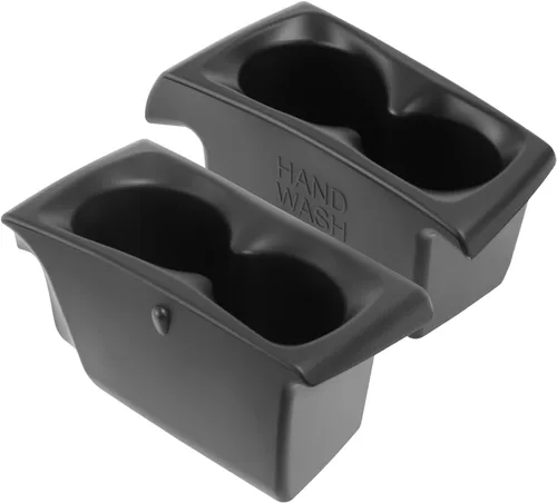 Miniatura 8 de Portavasos izquierdo y derecho de repuesto para Ram 1500 2500 3500 4500 5500 2013 2014 2015 2016 2017 2018 2019 2020 5NN24XXXAA 1LD23XXXAA