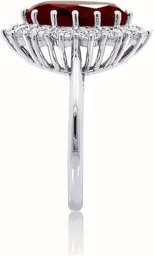 Miniatura 3 de Tienda Collection Platinum-Plated Sterling Silver Celebrity Kate Ring made with Infinite Elements Zirconia Accents