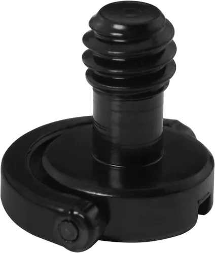 Miniatura 5 de Tornillo de trípode de 1/4 de pulgada, 2 piezas de acero inoxidable de 1/4 "-20 con eje en D para cámara, videocámara, trípode, placa de liberación