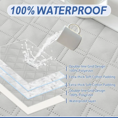 Miniatura 3 de Arfntevss Fundas de sofá seccional reclinable 100% impermeables en forma de L, funda de sofá para sofá seccional reclinable en forma de L, juego