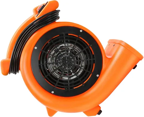 Miniatura 3 de Dryser 6pk Air Mover - Ventilador de piso industrial de 2 velocidades 1/2 HP - Ventilador de secado de alfombras naranja