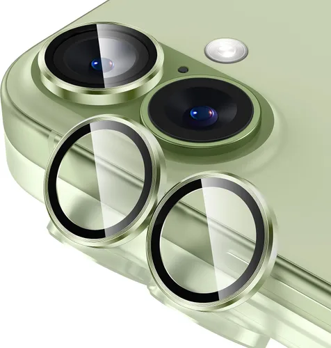 Miniatura 47 de Tensea Protector de Lente de Cámara para iPhone 13 mini/iPhone 13, Cubierta de Cámara de Vidrio Templado 9H Protector de Pantalla Anillo Individual