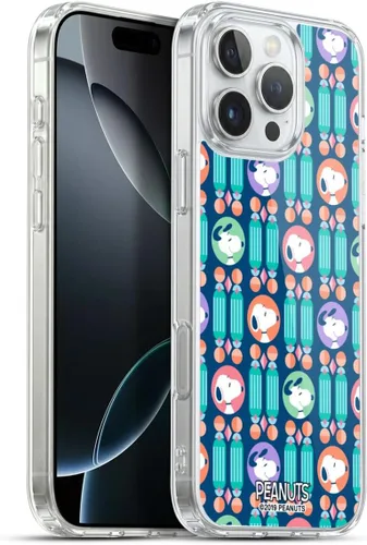 Miniatura 48 de Head Case Designs Snoopy Deco Dreams - Funda de gel suave con licencia oficial de Peanuts Blue Pattern compatible con Apple iPhone 7 Plus/iPhone 8