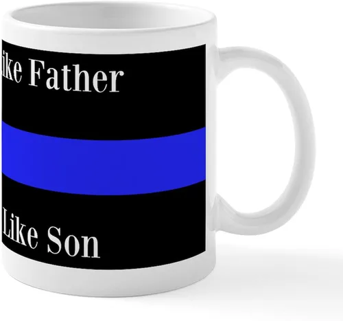 Miniatura 87 de CafePress Taza de café de cerámica de 11 oz (11.0 fl oz) de Police Mom