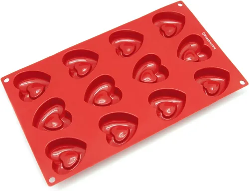 Miniatura 2 de Freshware Moldes de silicona, molde reutilizable para hornear cupcakes, moldes antiadherentes para magdalenas, moldes para pasteles, moldes