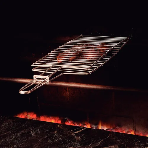 Miniatura 15 de Tramontina 26461/100 Churasco - Cepillo limpiador para parrilla de barbacoa de 17.3 pulgadas (17.3 in), red de eliminación de quemaduras para placas