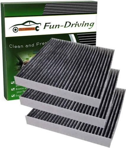 FUN-DRIVING Paquete de 3 filtros de aire de cabina FD157 para AVALON/CAMRY/COROLLA/PRIUS/PRIUS PRIME/RAV4, ES350/RX350/RX350L/RX450H/RX450HL, CX-9,