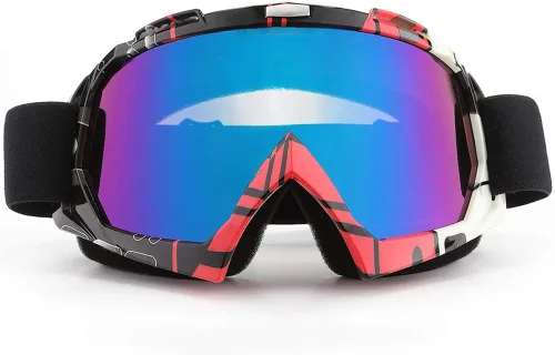 Miniatura 11 de SPOSUNE - Gafas para motocicleta, ATV, gafas UV400 para motocross, gafas para hombres, mujeres y jóvenes, gafas resistentes al viento y al polvo