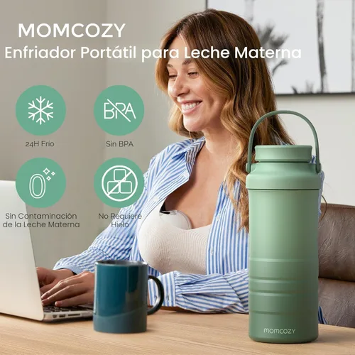 Miniatura 2 de Momcozy 22oz Portable Breast Milk Cooler for Outdoor, Life Saver with 360° Total Cooling for 24 Hours, Larger Capacity Travel Breastmilk Chiller