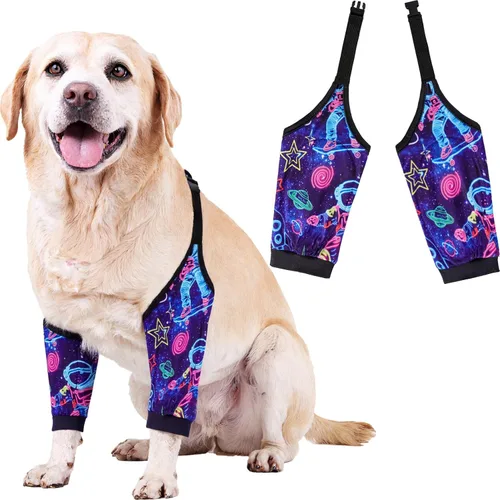 Miniatura 13 de Rodilleras protectoras para coderas de perro, rodilleras, manga para tratamiento de callos para heridas, patas delanteras para evitar lamer