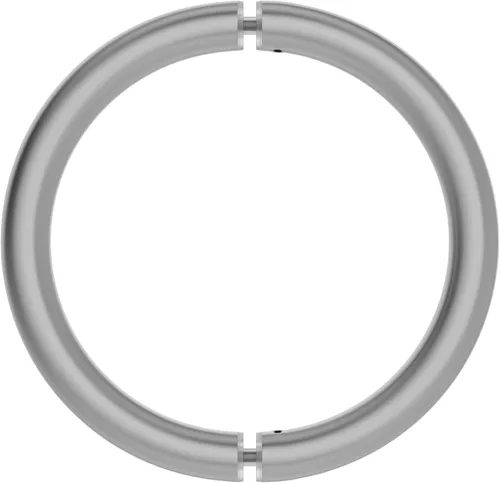 Miniatura 9 de BRIXWELL HC-6BTB-ACP - Manija de puerta de ducha de estilo circular de centro a centro de 6 pulgadas, montaje trasero con cobre antiguo