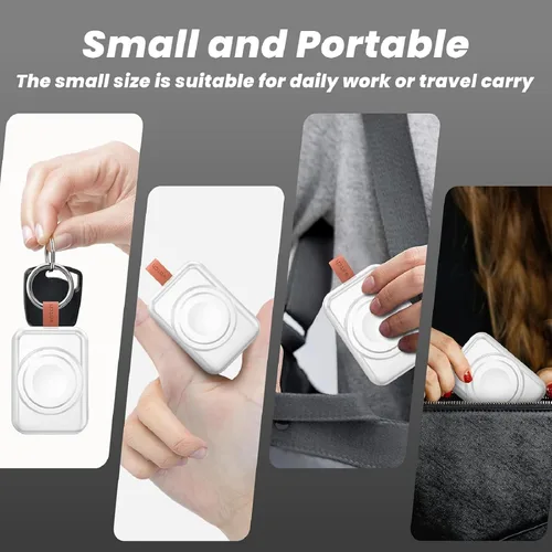 Miniatura 6 de Cargador para Samsung Galaxy Watch, 1800mAh Cargador magnético de viaje portátil para Samsung Galaxy Watch 8/8 Classic/Ultra/7/6/6
