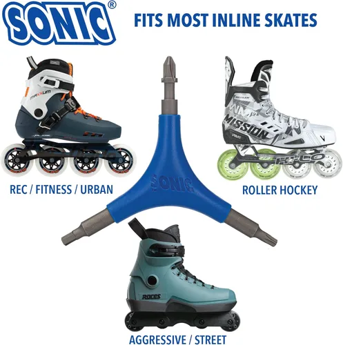 Miniatura 5 de Sonic Pro Patines en línea herramienta Azul