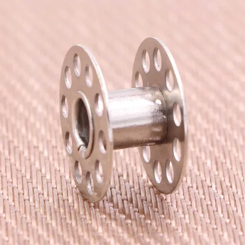 Miniatura 3 de Bobinas de máquina de coser – 30 unidades clase 15 bobinas de metal juego de bobinas de 0.787 in x 0.394 in accesorios de repuesto para máquinas