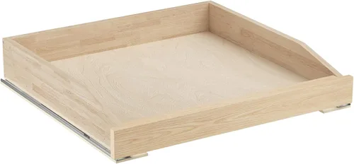 Miniatura 12 de LOVMOR Organizador de gabinete extraíble de 13.5 pulgadas de ancho x 21 pulgadas de profundidad, estantes extraíbles para gabinete con cierre suave