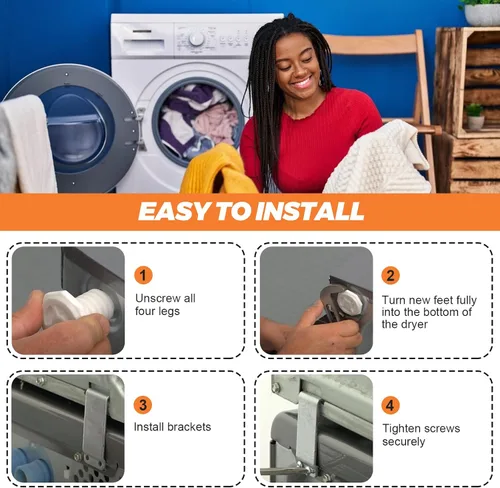 Miniatura 6 de UPGRADE W10869845 - Kit de apilamiento para secadora Whirlpool Maytag Standard y Long Vent Dryer & Lavadora, reemplaza 52774 W10298318 W10298318RP