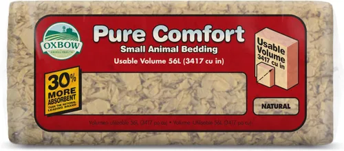 Miniatura 7 de Oxbow Pure Comfort Cama, Cama para Conejo, Hámster y Cobaya, Suministros de Conejito para Caja de Arena, Seguro para Mascotas, 99.9% Sin Polvo