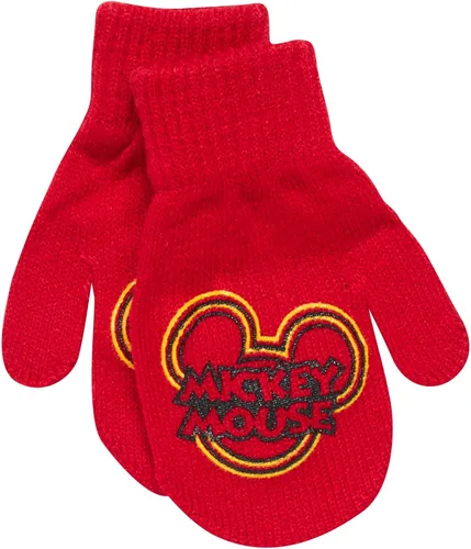 Miniatura 6 de Disney Conjunto de sombrero de invierno de Mickey Mouse y 2 pares de guantes o guantes edad 2-7