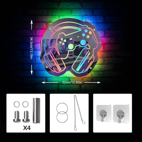 Miniatura 7 de Game Ear Phone Neon Sign