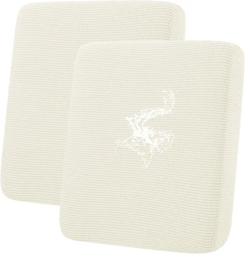 Miniatura 54 de hyha Fundas impermeables para cojines de sofá para mascotas, funda antideslizante para asiento de sofá para perros lavable, tela de jacquard Gris