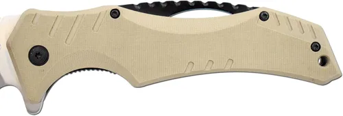 Miniatura 5 de Snake Eye Xtreme Collection Pivot Langford - Navaja plegable con rodamiento de bolas, con bloqueo de bolas, color marrón
