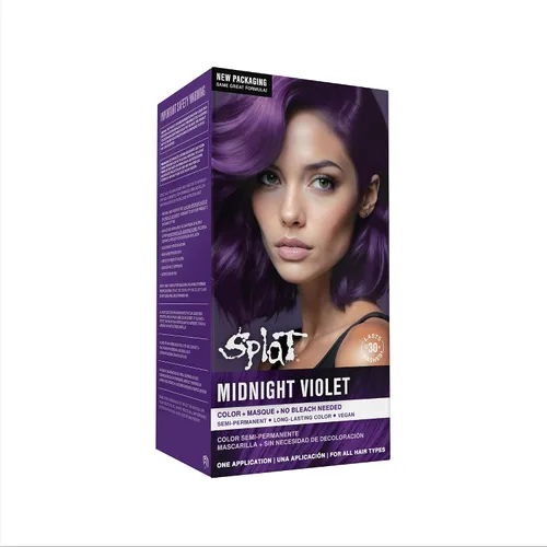 Miniatura 23 de Splat Hair Splat Rebellious Colors 30 Wash - Kit de coloración para el cabello, jade medianoche, 6 onzas Jade(Midnight Jade)