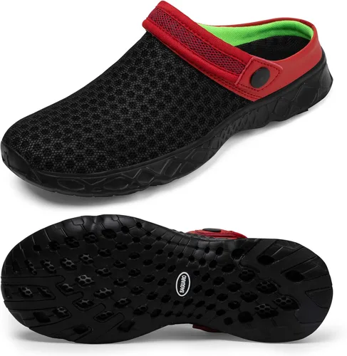 Miniatura 7 de SAGUARO - Zapatos de jardín de secado rápido para hombre y mujer, ligeros y transpirables. Zuecos de jardinería, sandalias de agua y malla