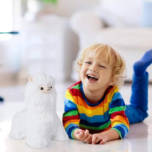 Miniatura 7 de SuzziPals - Animales de peluche de llama, almohadillas térmicas para microondas, peluches para calmar y relajar de alpaca, para aliviar el estrés