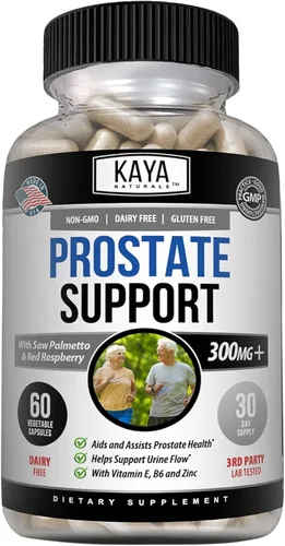 Miniatura 10 de Kaya Naturals Soporte de próstata Saw Palmetto, potente bloqueador de DHT para el crecimiento del cabello, promueve el sueño, reduce la micción