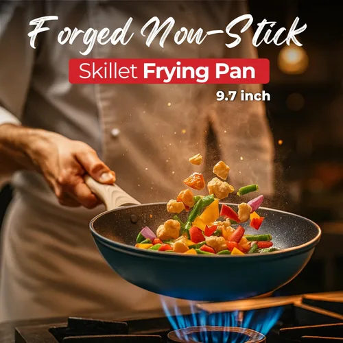 Miniatura 2 de SALFORD Sartén antiadherente de 9.7 pulgadas – Sartén de cerámica compatible con inducción para huevos, tortillas y panqueques Sartén de chef