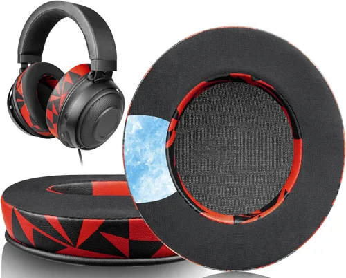 Miniatura 6 de SOULWIT Almohadillas de repuesto de gel refrigerante, para Razer Kraken 2019/Tournament Edition/Ultimate/Kitty, almohadillas para auriculares Negro