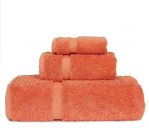 Miniatura 64 de Colección de calidad de hotel y spa, altamente absorbente y de secado rápido, 100% algodón turco, 750+ GSM, toallas ecológicas, toallas con borde