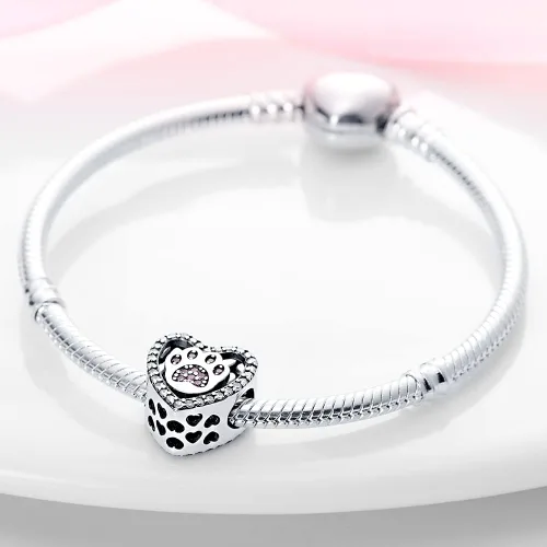 Miniatura 2 de Pandach 925 Sterling Silver Charms for Bracelets Necklace with 5A CZ Stones Dangle Pendant Bead Jewelry Beads Gifts for Women