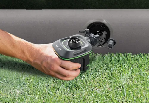 Miniatura 3 de Intex 64777E Dura-Beam Standard Prestige Colchón de aire: Fiber-Tech - Tamaño individual - Bomba de batería de mano - Altura de la cama de 10
